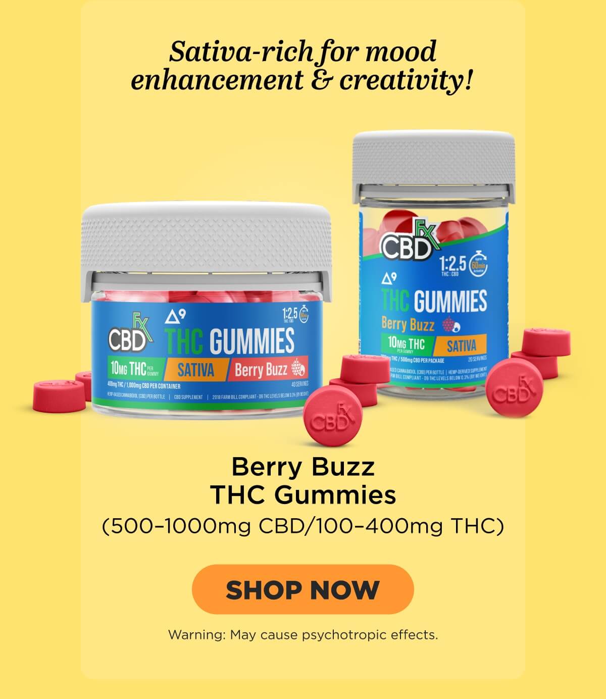 Berry Buzz THC Gummies
