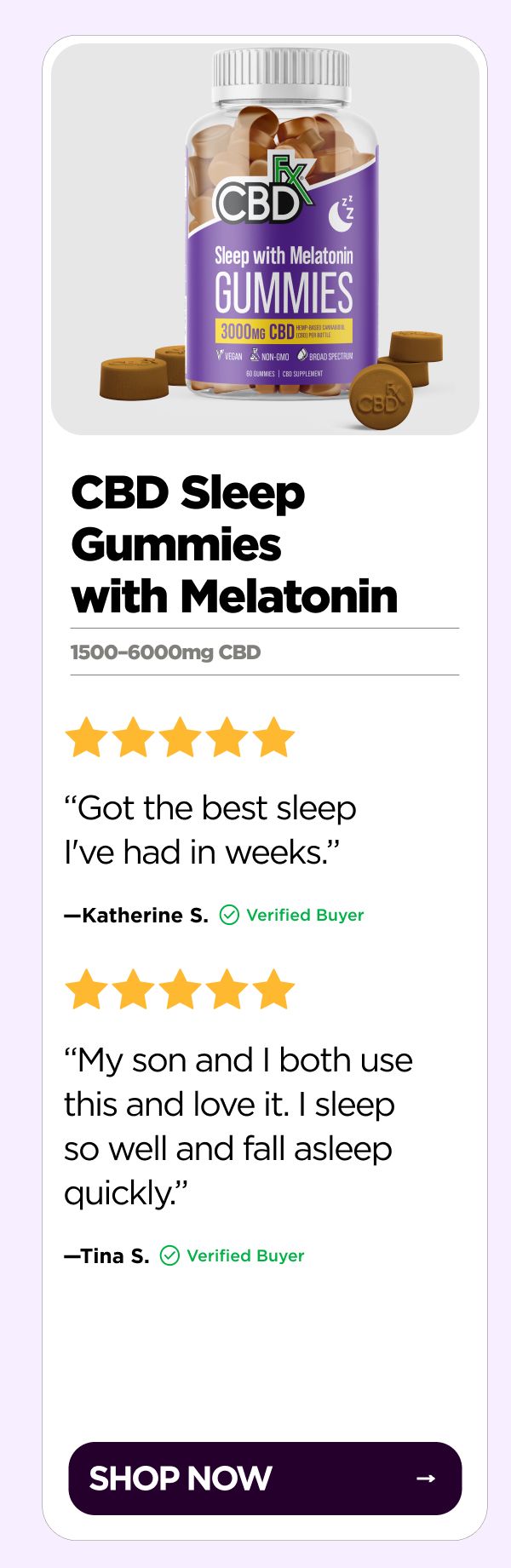 CBD Sleep Gummies with Melatonin