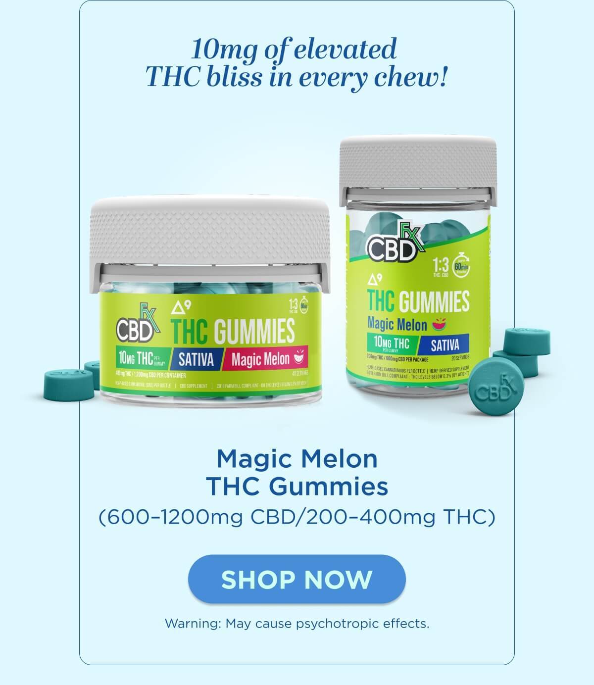 Magic Melon THC Gummies