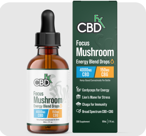 Focus Blend CBG Mushroom Tincture