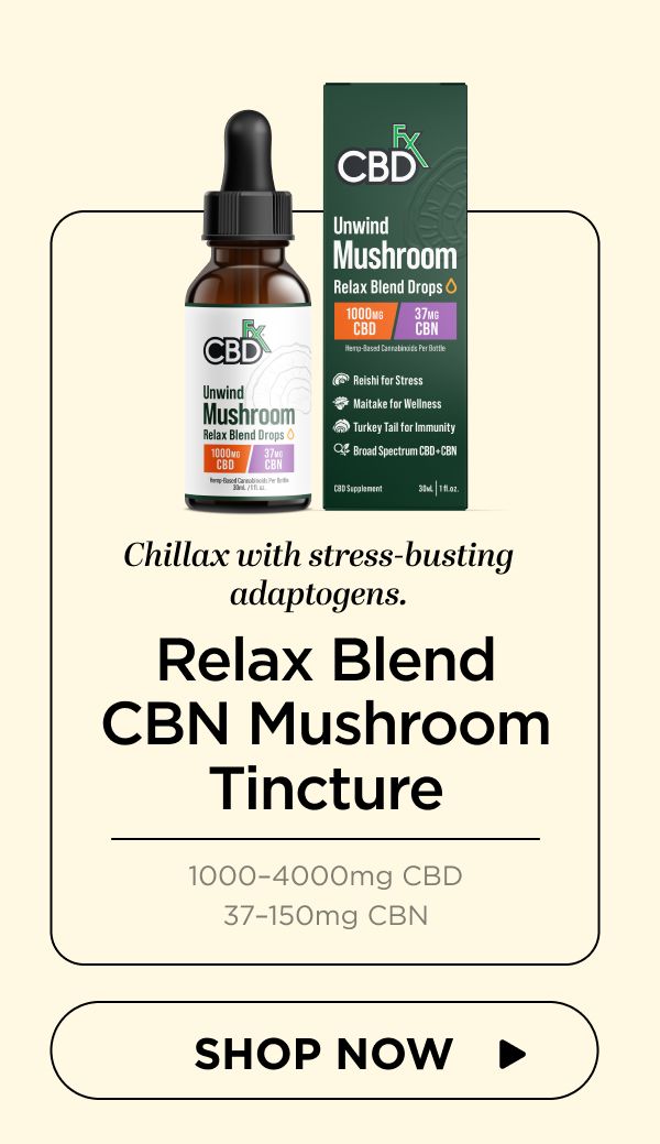 Unwind Mushroom Relax Blend Drops