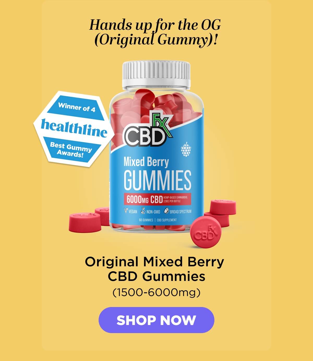 Original Mixed Berry CBD Gummies