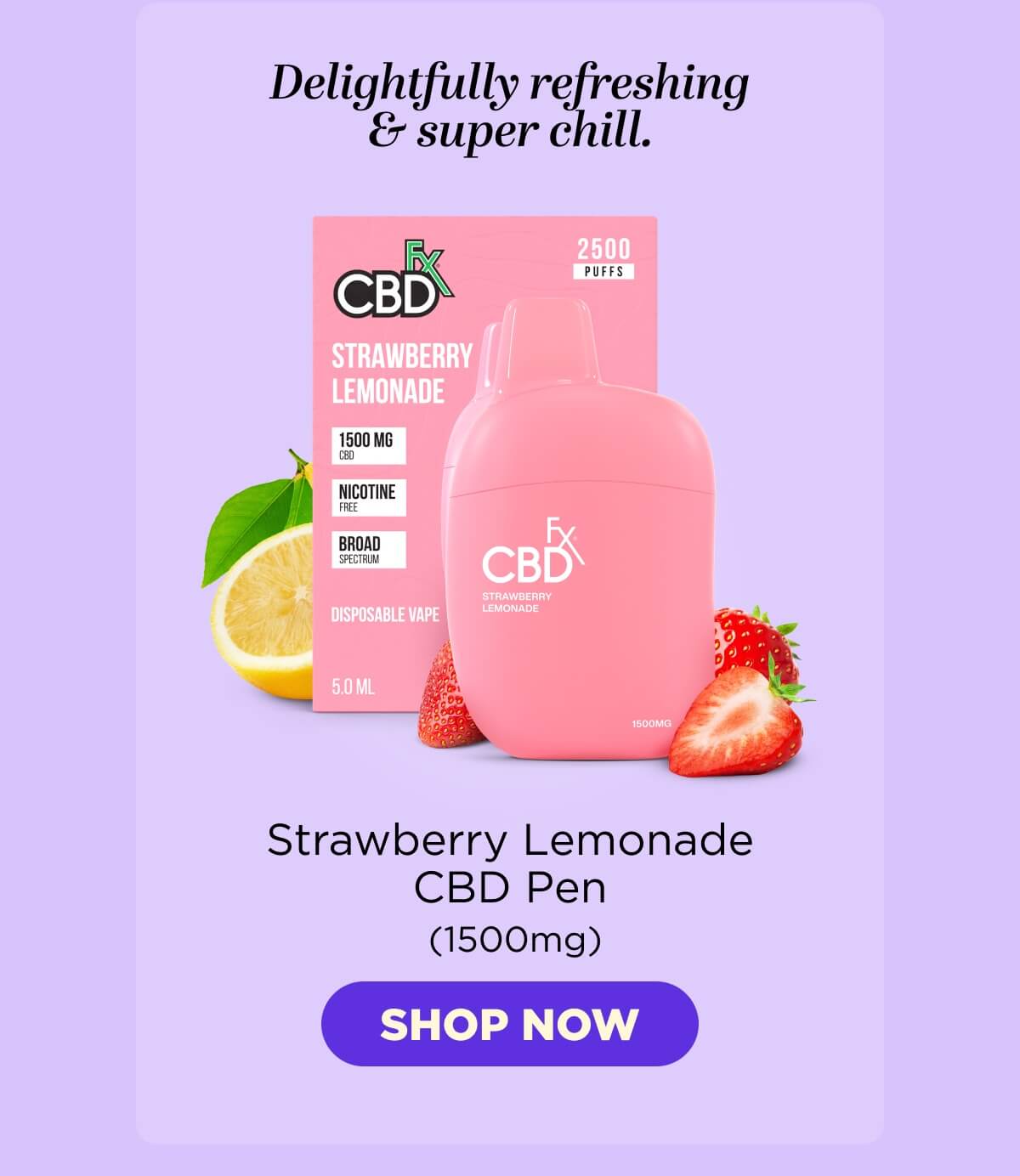 Strawberry Lemonade CBD Vape Pen