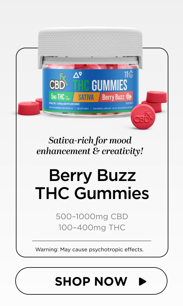 Berry Buzz THC Gummies