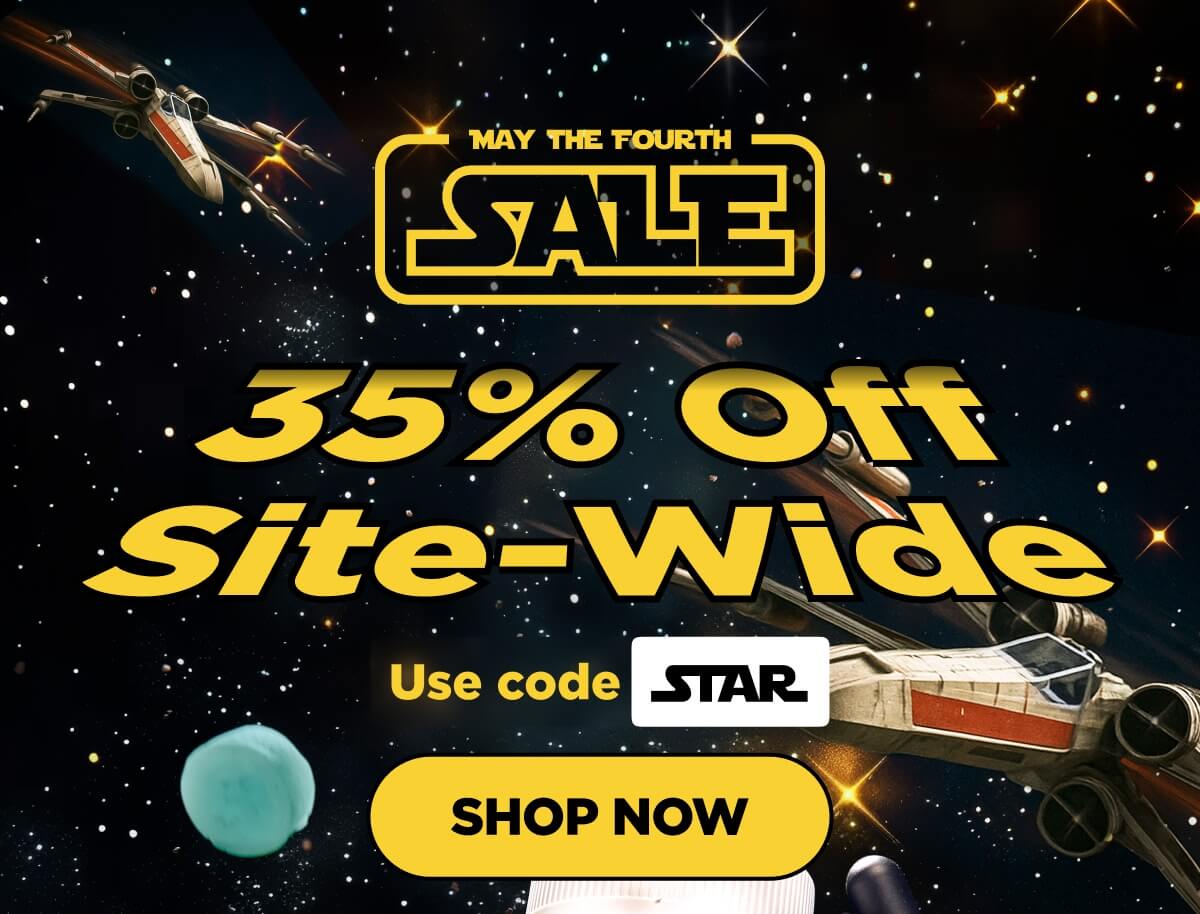 May the Fourth Sale: 35% OFF Site-wide! Use code STAR