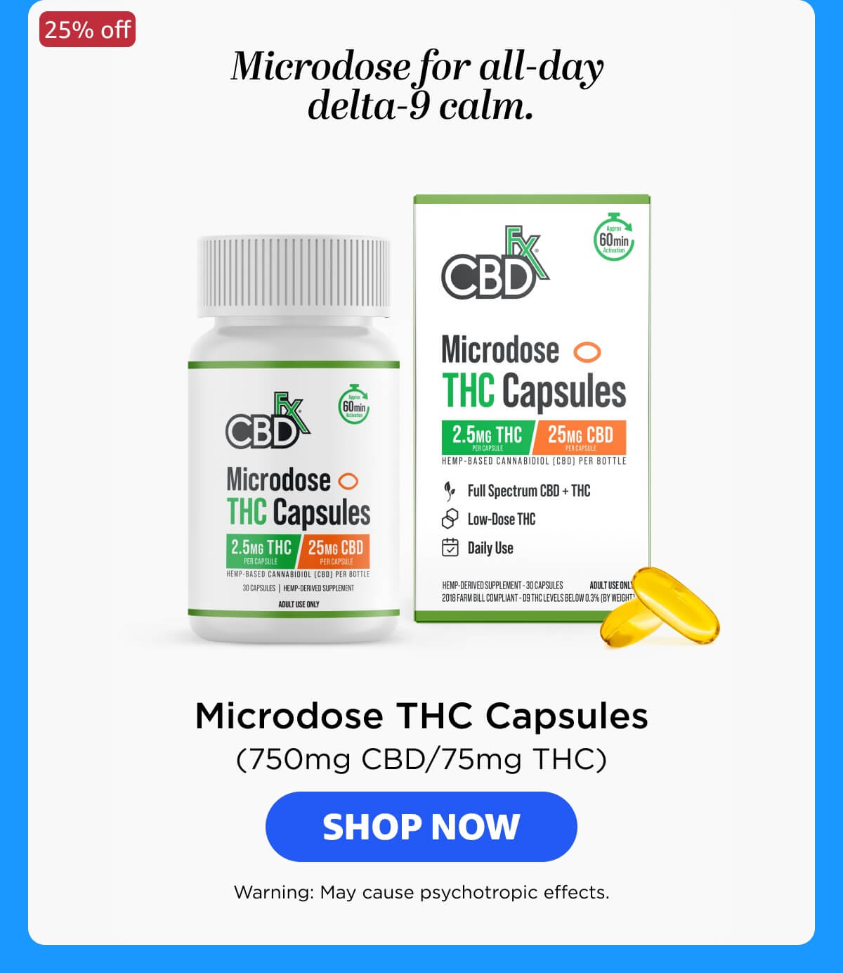 Microdose THC Capsules