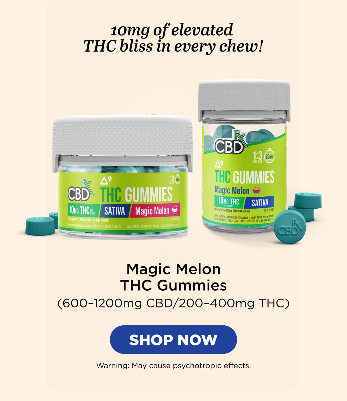 Magic Melon THC Gummies