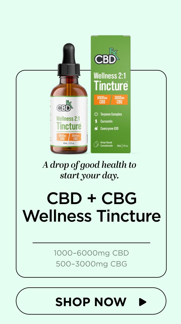 CBD + CBG Wellness Tincture CBD + CBG Wellness Tincture