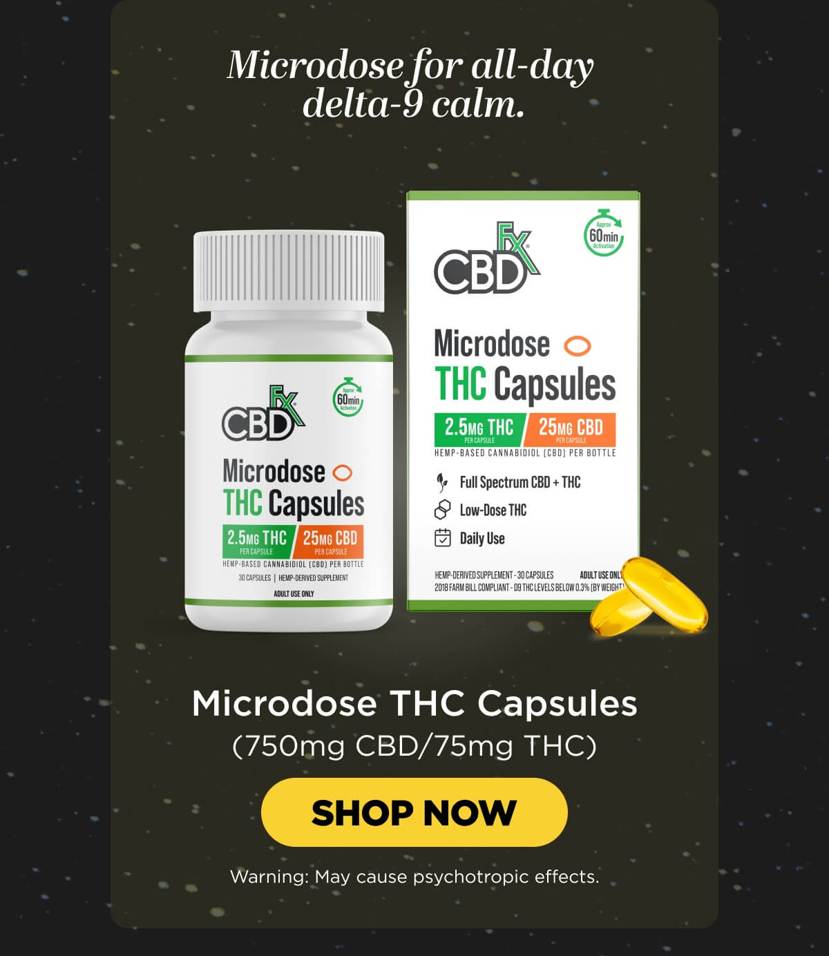 Microdose THC Capsules