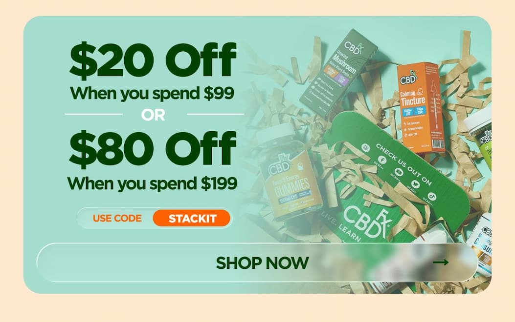 Get $20 Off When you spend $99 or Get $80 Off When you spend $199 Use code STACKIT