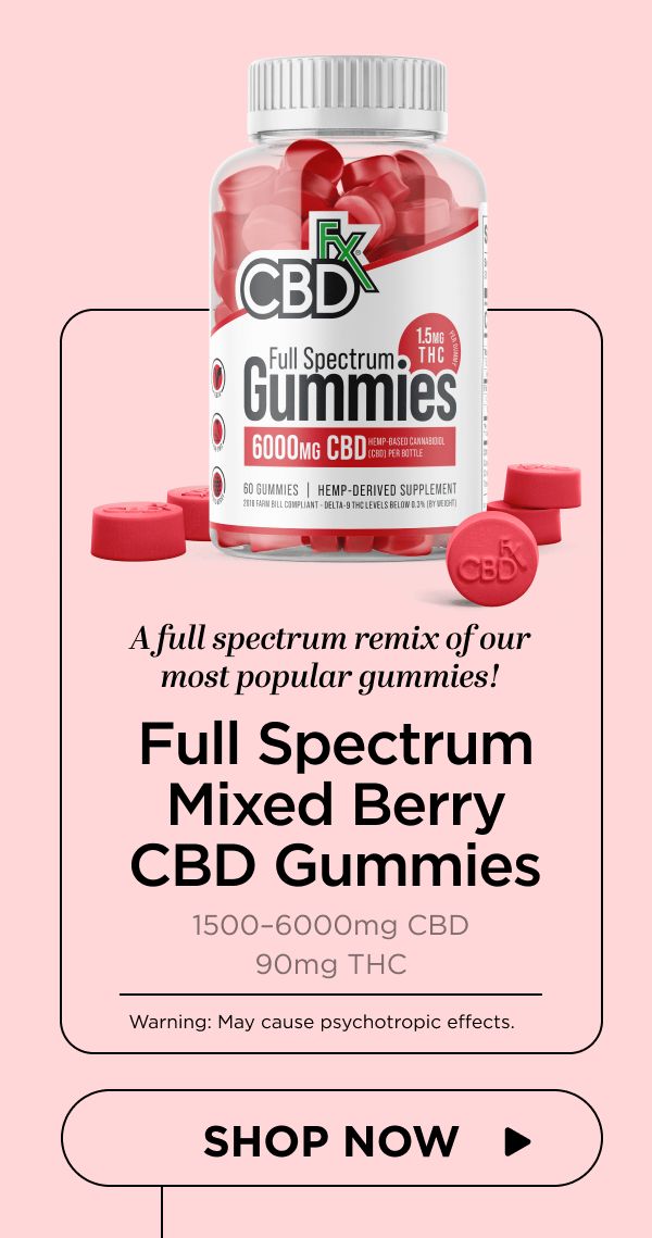 Full Spectrum Mixed Berry CBD Gummies