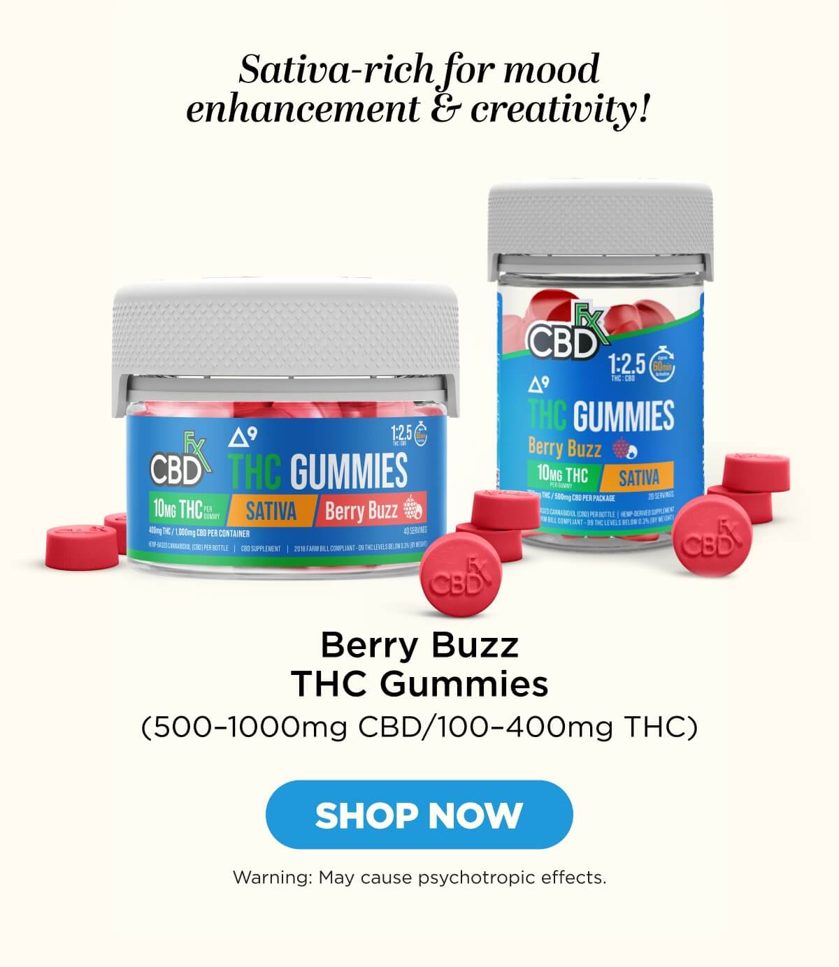 Berry Buzz THC Gummies