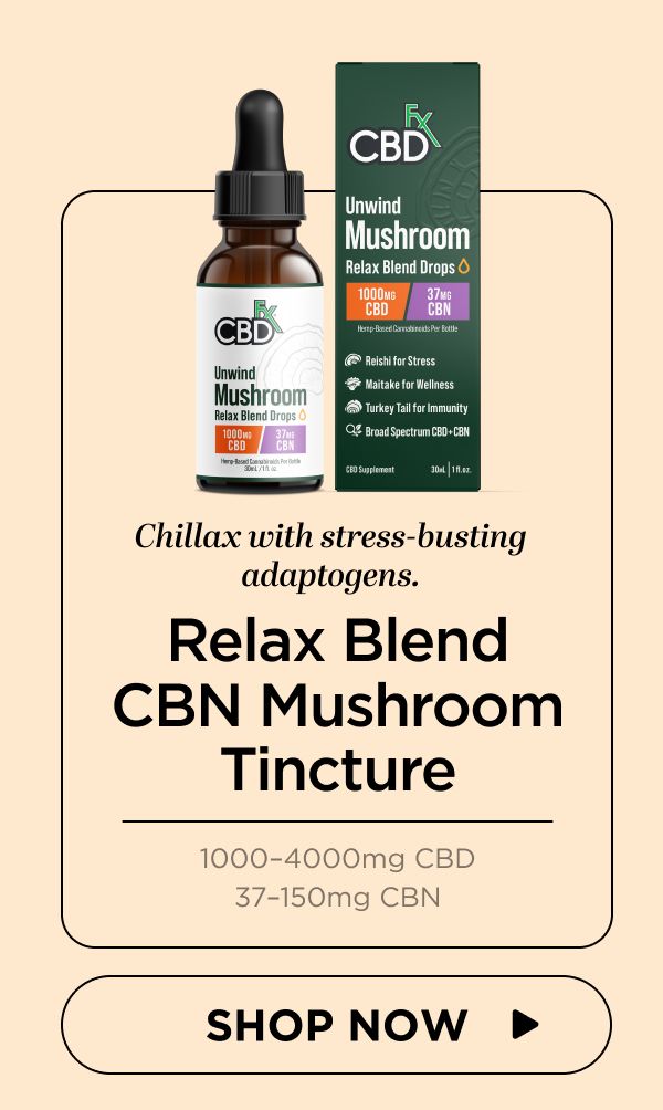 Unwind Mushroom Relax Blend Drops