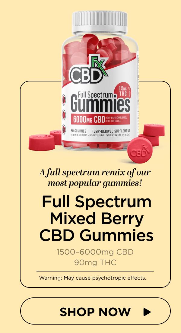 Full Spectrum Mixed Berry CBD Gummies