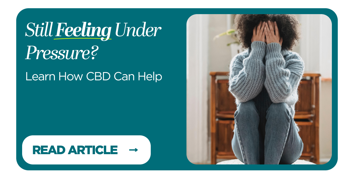 Still Feeling Under Pressure?  Learn How CBD Can Help!