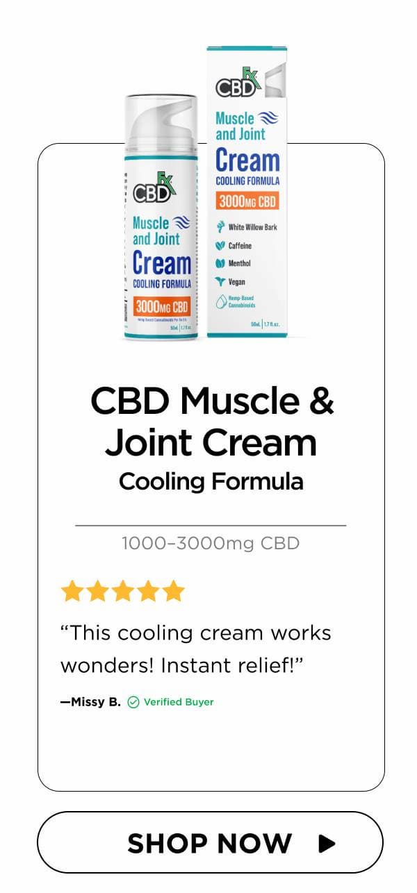 Muscle & Joint Cream: Cooling Formula