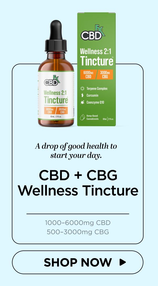 CBD + CBG Wellness Tincture