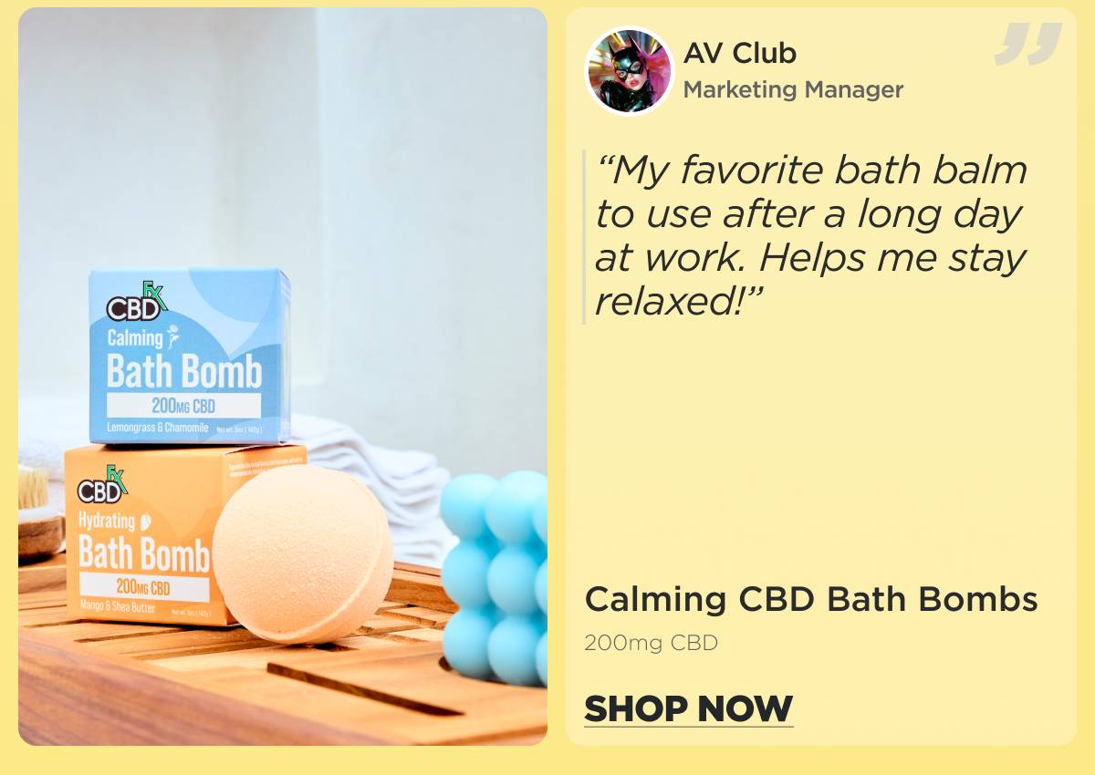 CBD Bath Bombs