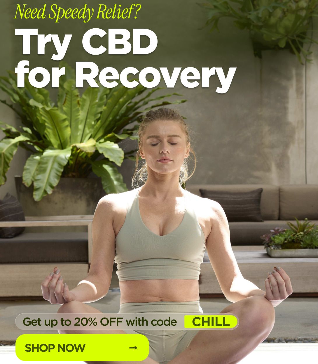 Need Speedy Relief? Try CBD for Recovery