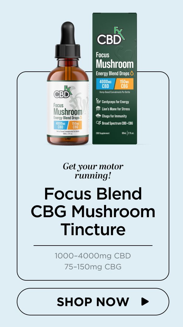 Focus Blend CBG Mushroom Tincture
