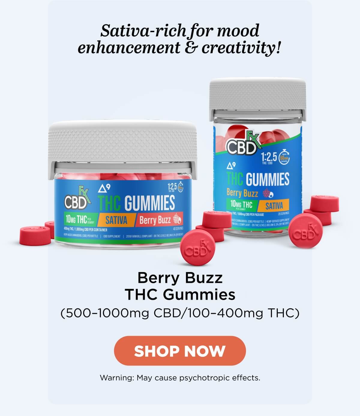 Berry Buzz THC Gummies