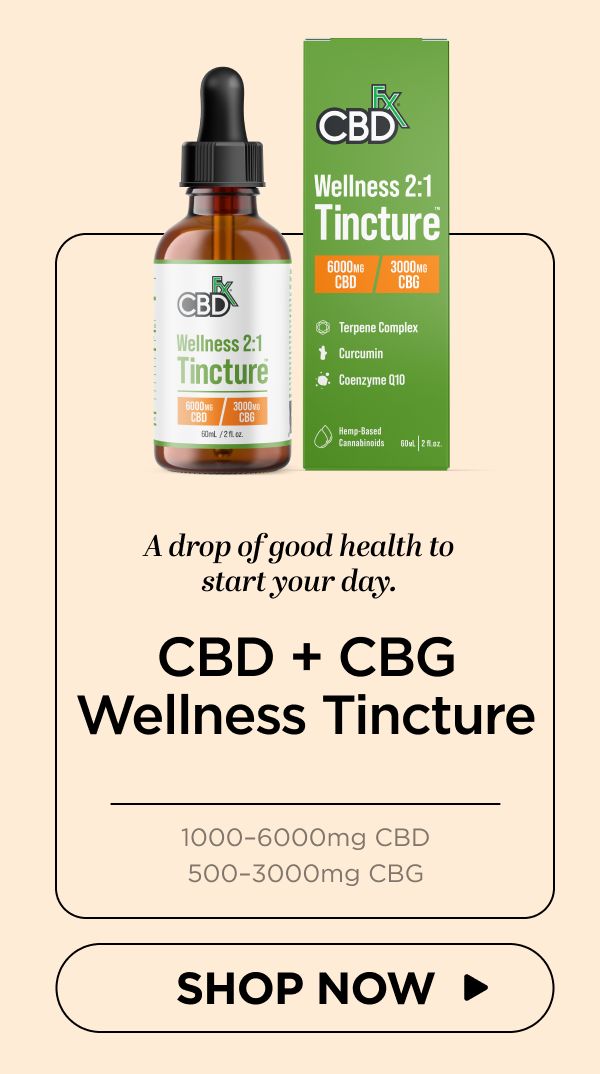 CBD + CBG Wellness Tincture