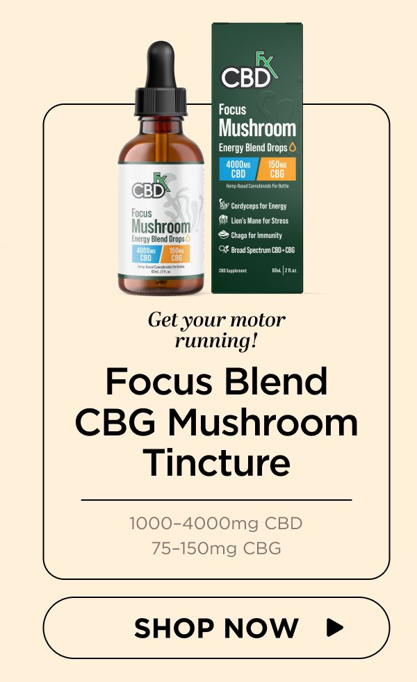 Focus Blend CBG Mushroom Tincture
