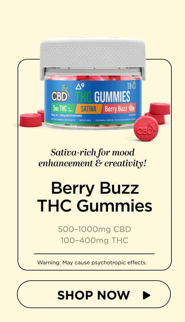 Berry Buzz THC Gummies