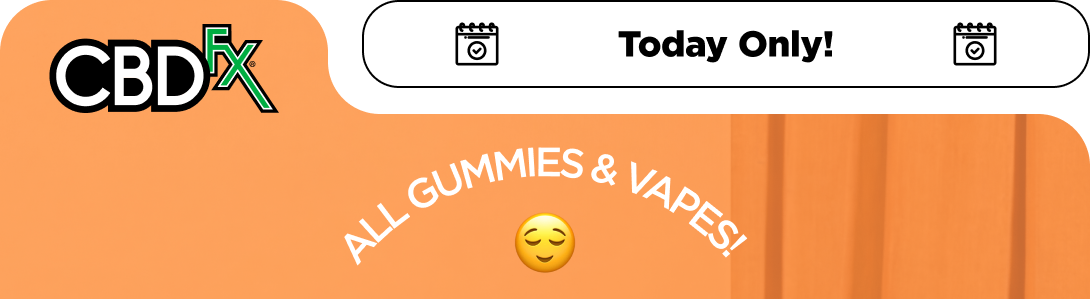 CBDfx -  Today Only!  Get Microdose Mushroom Gummies  FREE!