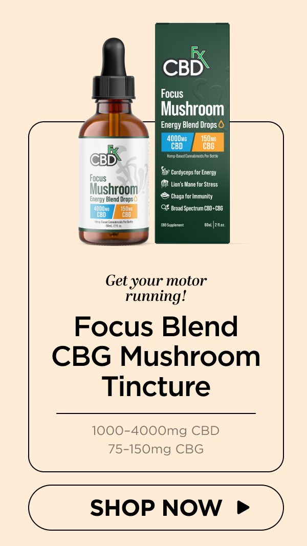 Focus Blend CBG Mushroom Tincture