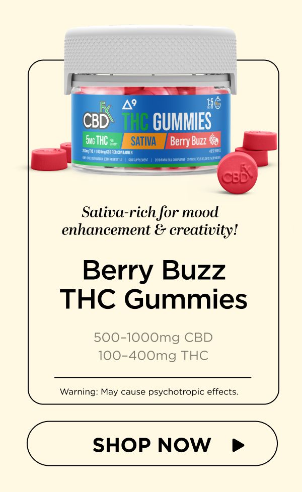 Berry Buzz THC Gummies