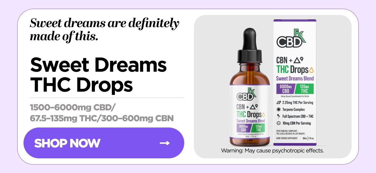 Sweet Dreams Blend THC Drops