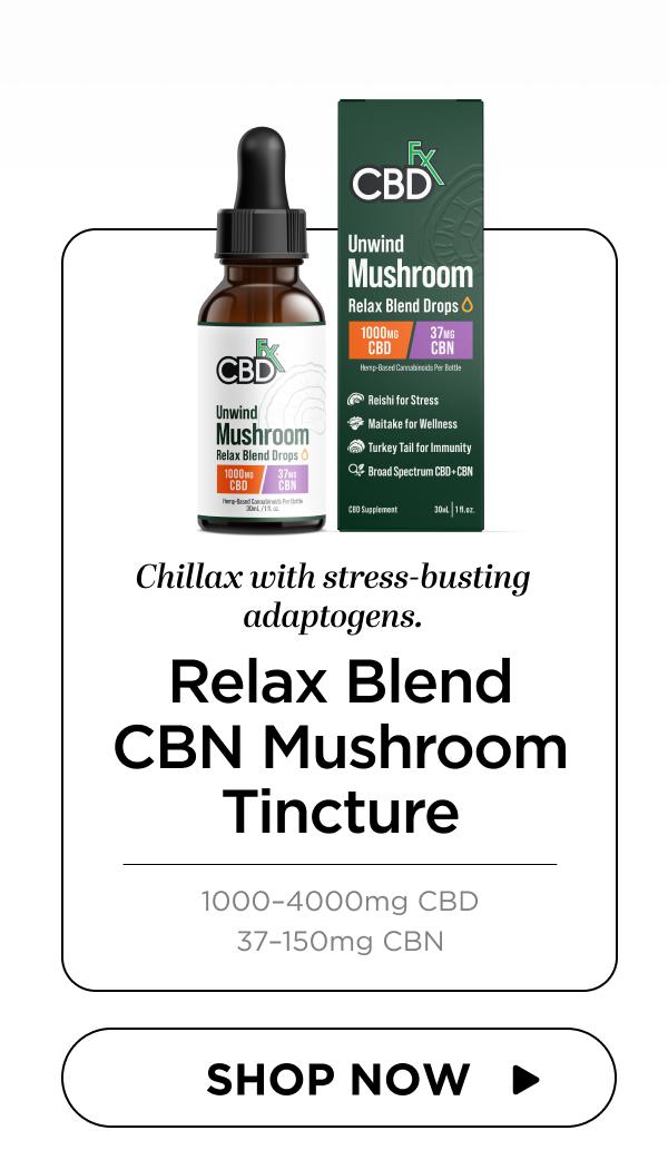 Unwind Mushroom Relax Blend Drops