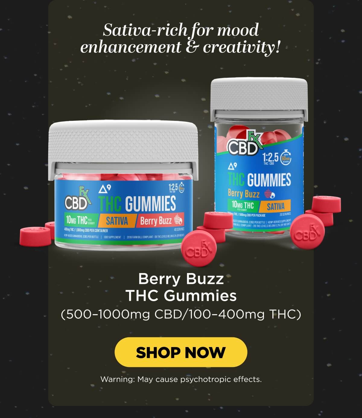 Berry Buzz THC Gummies