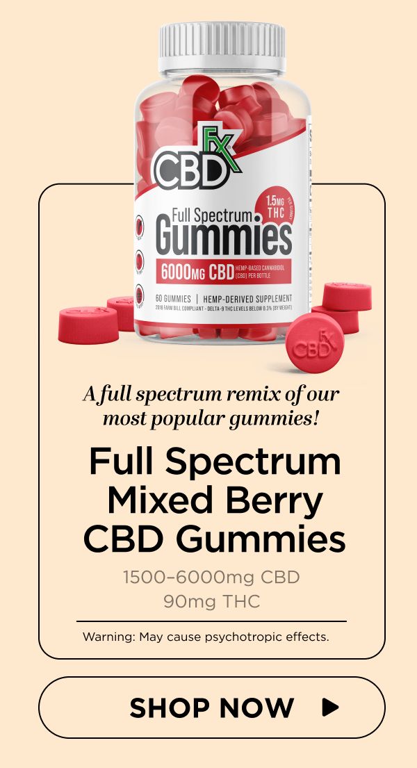 Full Spectrum Mixed Berry CBD Gummies