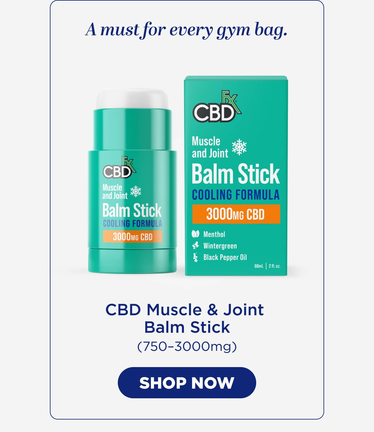CBD Muscle & Joint Balm Stick