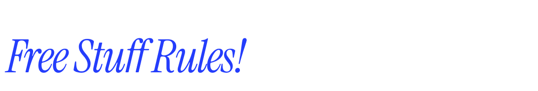 Free Stuff Rules!
