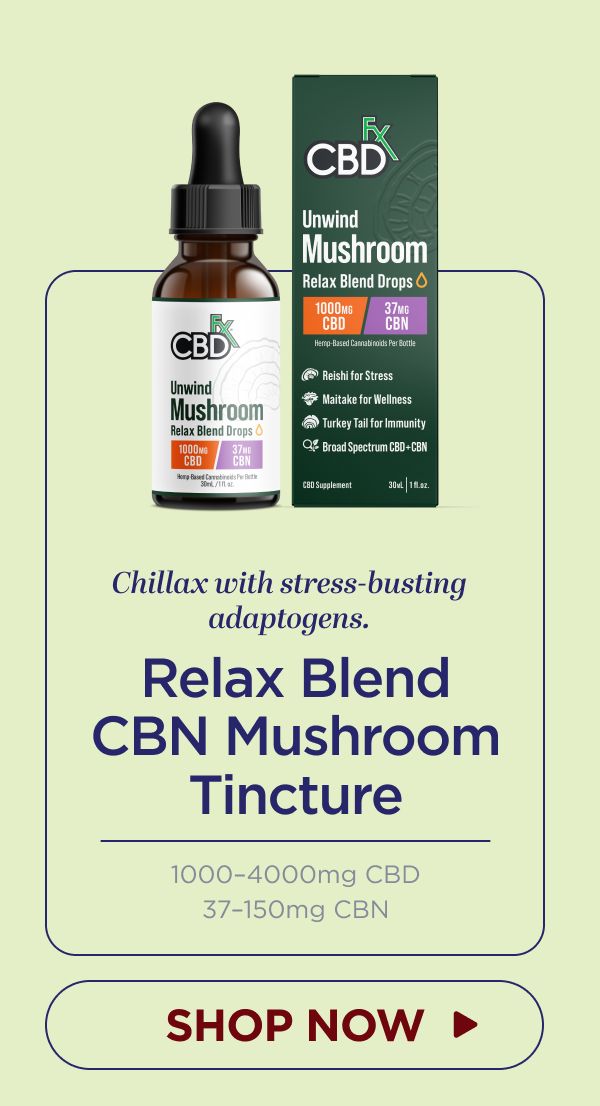 Unwind Mushroom Relax Blend Drops