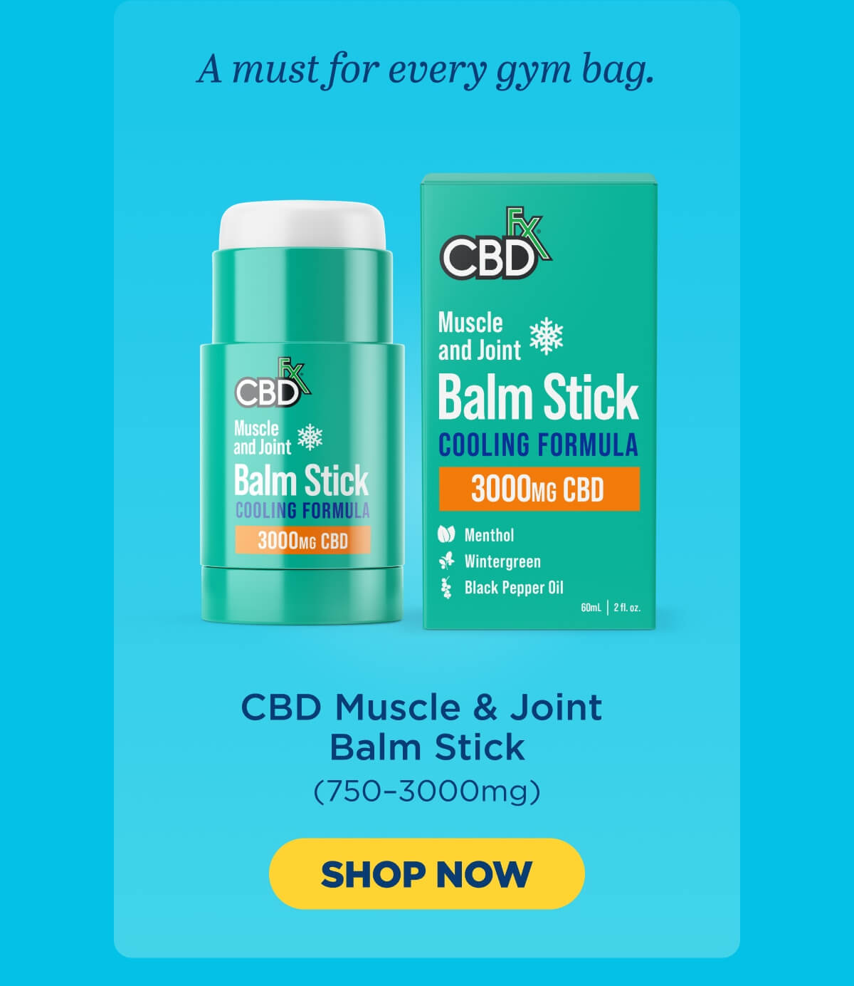 CBD Muscle & Joint Balm Stick