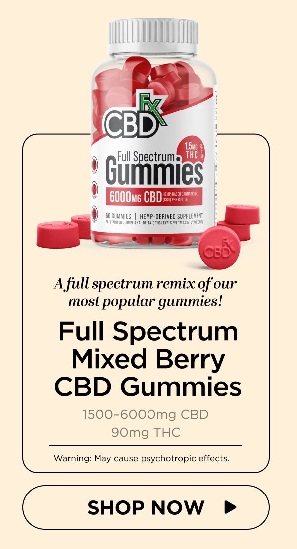 Full Spectrum Mixed Berry CBD Gummies