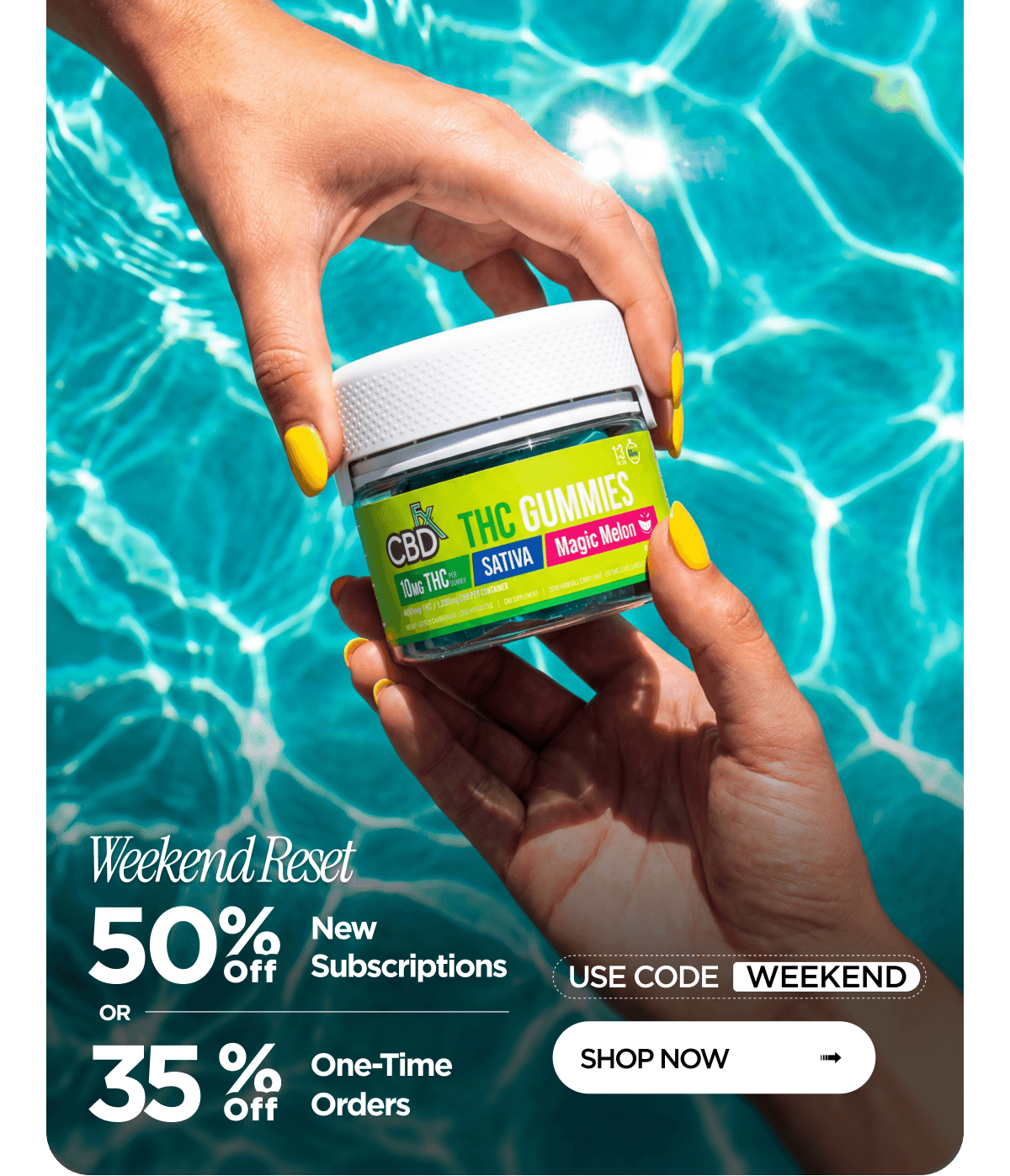 Weekend Reset | 50% off New Subscribers OR 35% off One-Time Orders