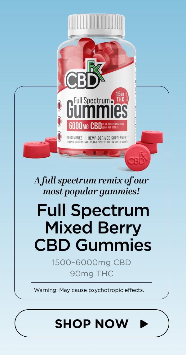 Full Spectrum Mixed Berry CBD Gummies