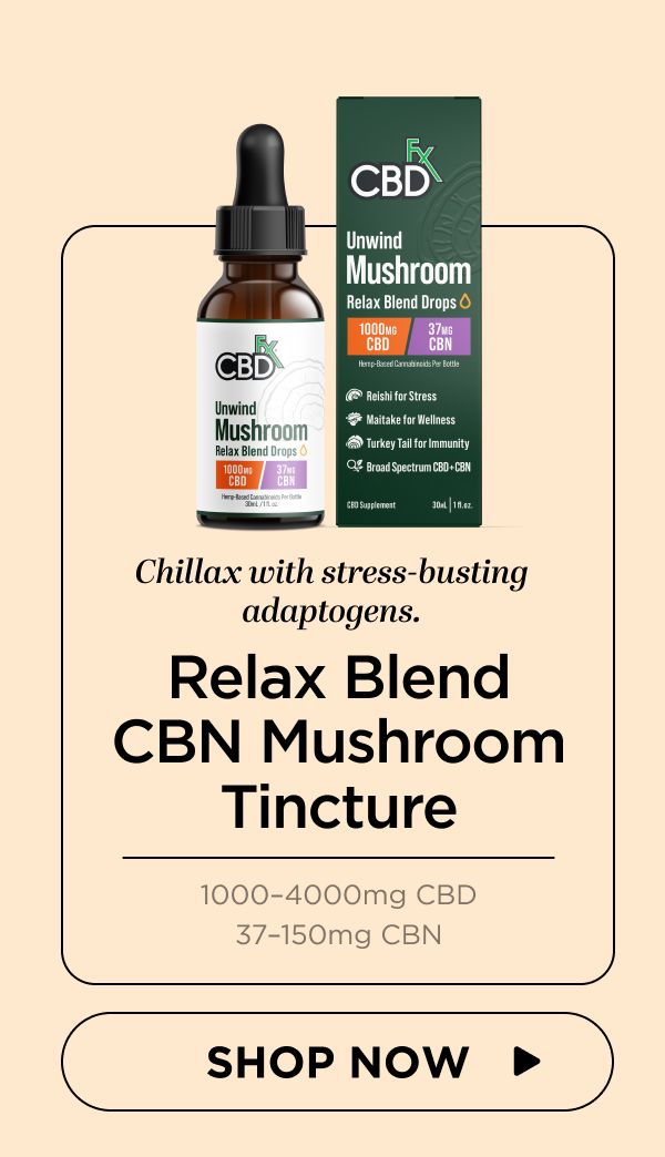 Unwind Mushroom Relax Blend Drops