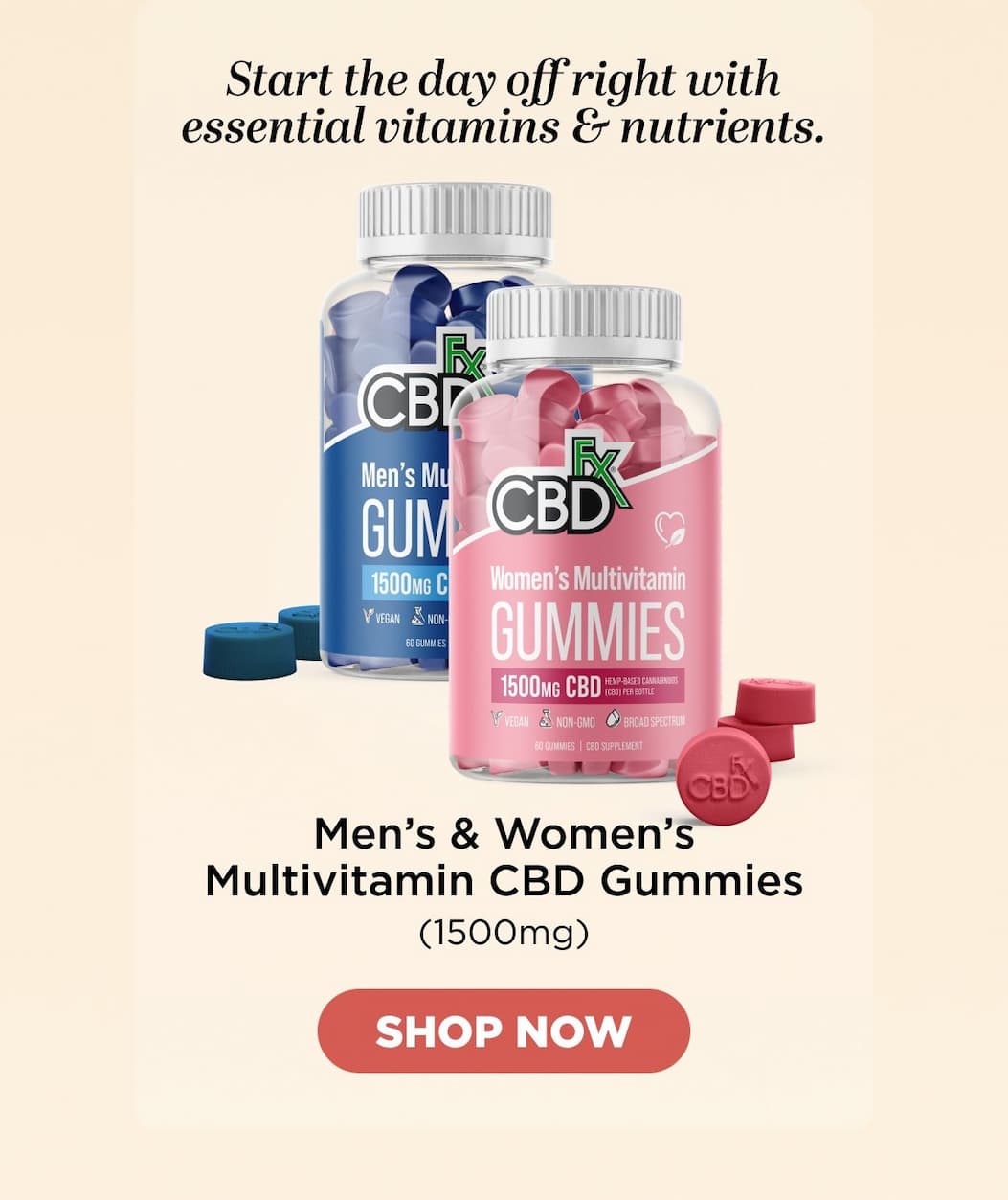 Men’s & Women’s Multivitamin CBD Gummies