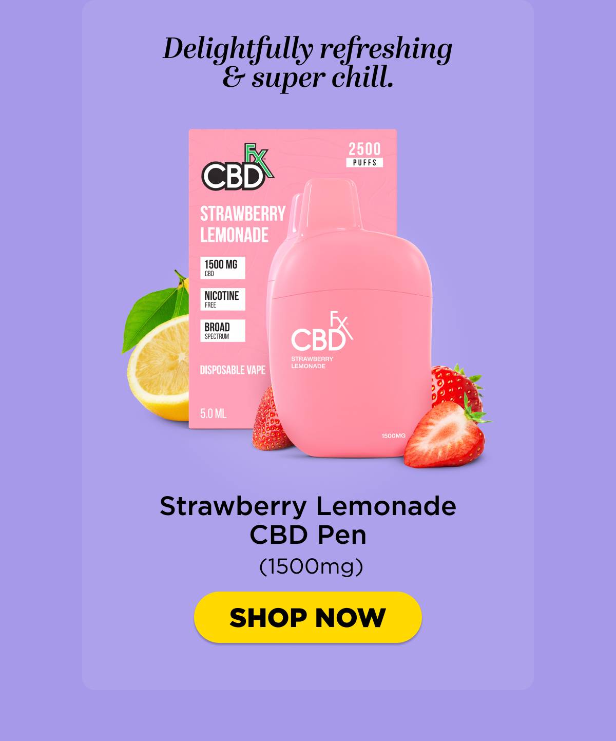 Strawberry Lemonade CBD Vape Pen