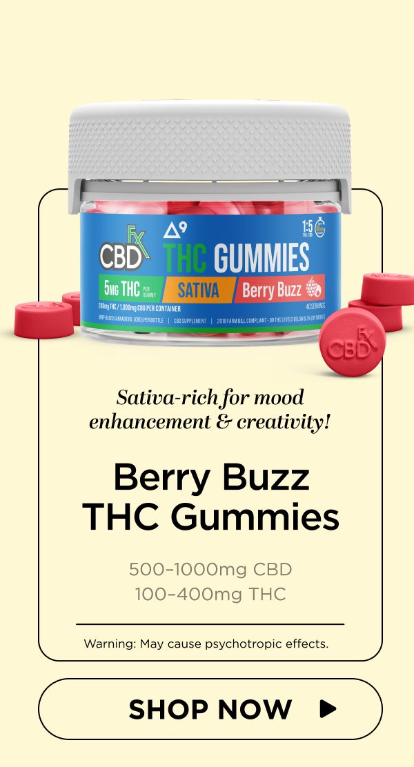 Berry Buzz THC Gummies