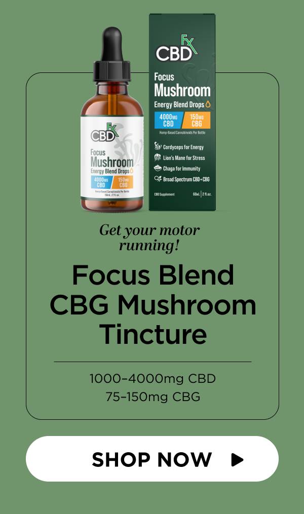 Focus Blend CBG Mushroom Tincture