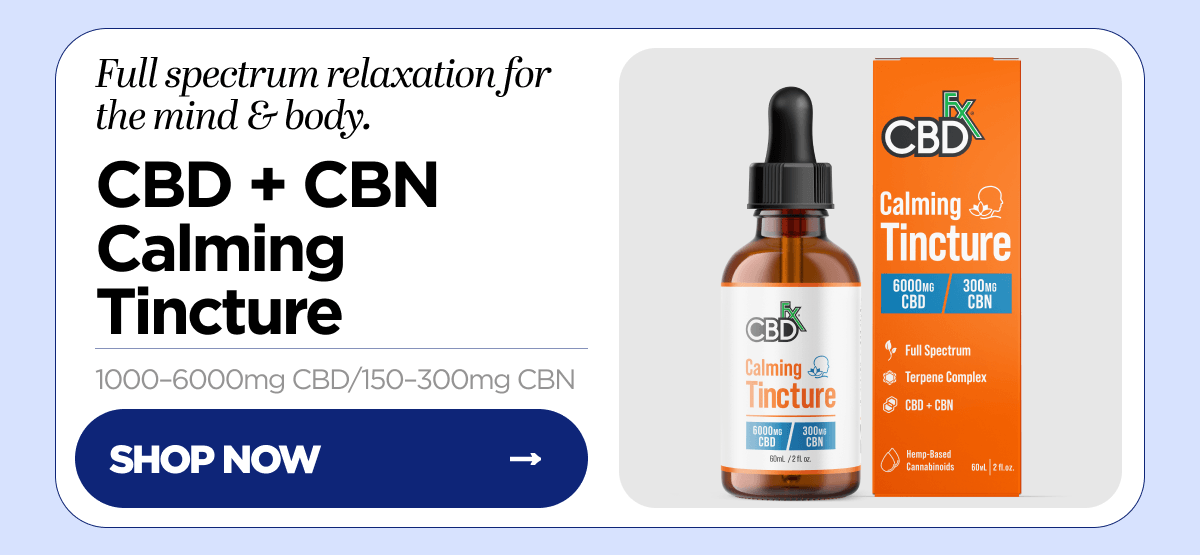 CBD + CBN Calming Tincture