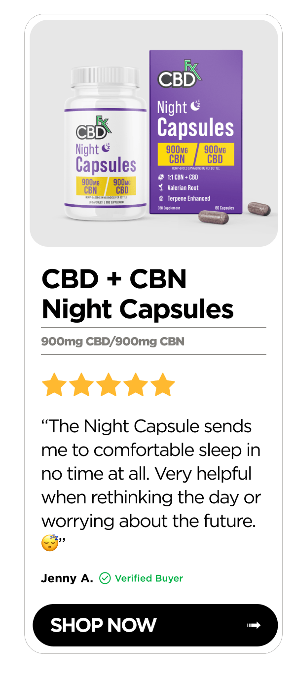 CBD + CBN Night Capsules