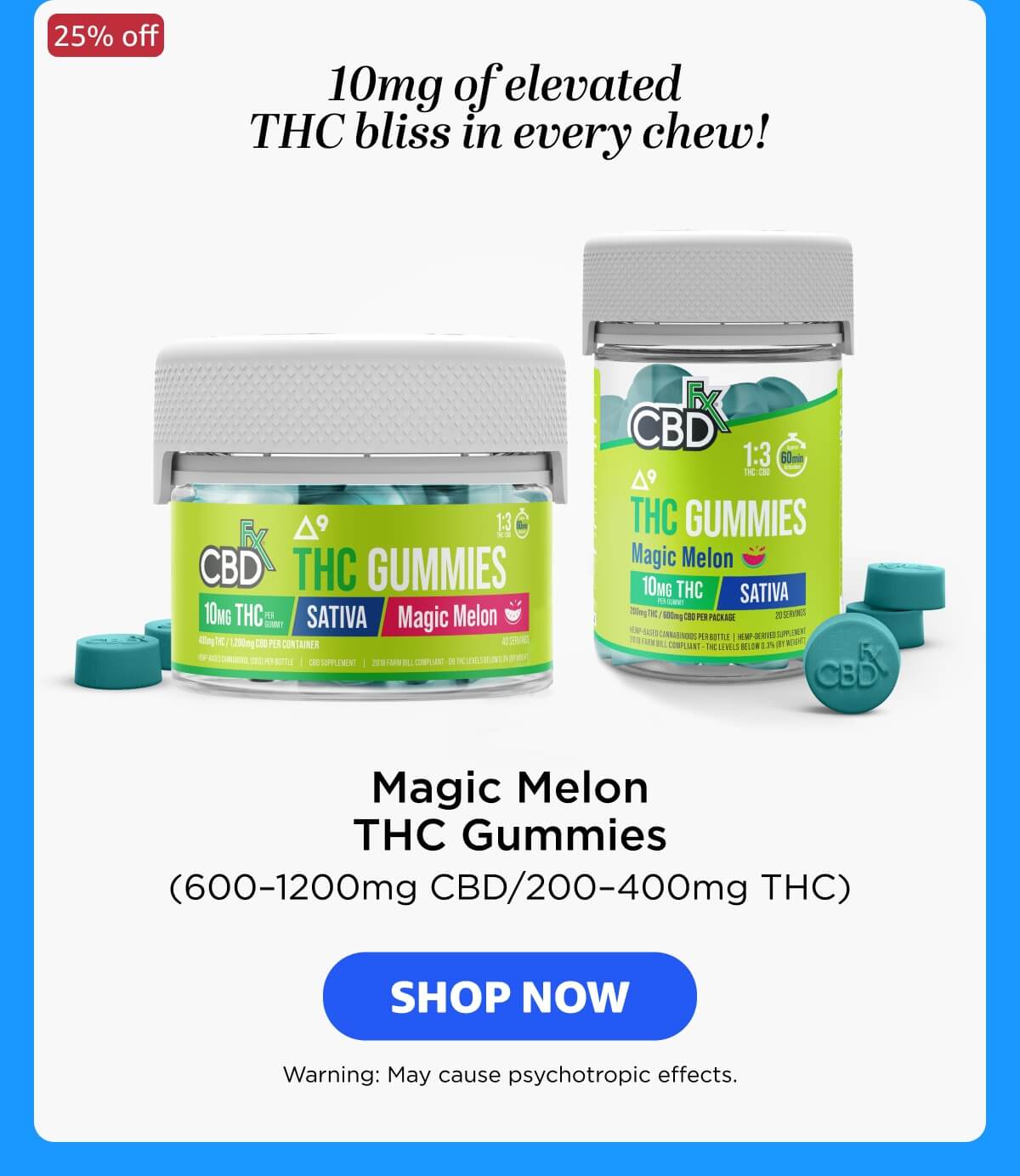 Magic Melon THC Gummies